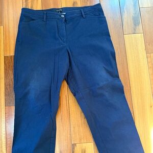 Women's Talbots Chino Navy Size 18